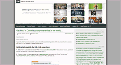 Desktop Screenshot of gettinghulu.com